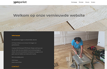 Nieuwe website